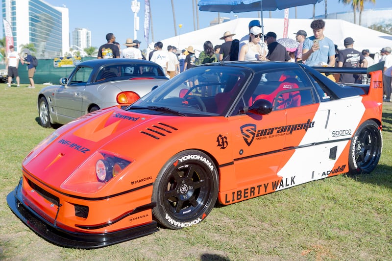 A small Japanese sports car