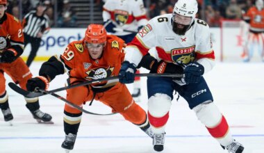 Florida Panthers fall to Anaheim Ducks 3-2 in overtime