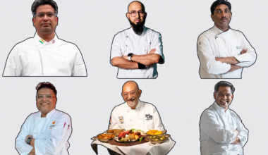 Six chefs representing restaurants participating in San Francisco’s Indian Restaurant Week