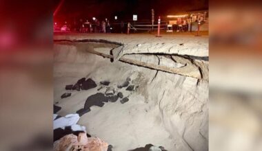 Roads near Westward Beach in Malibu closed after erosion exposes Los Angeles County water main