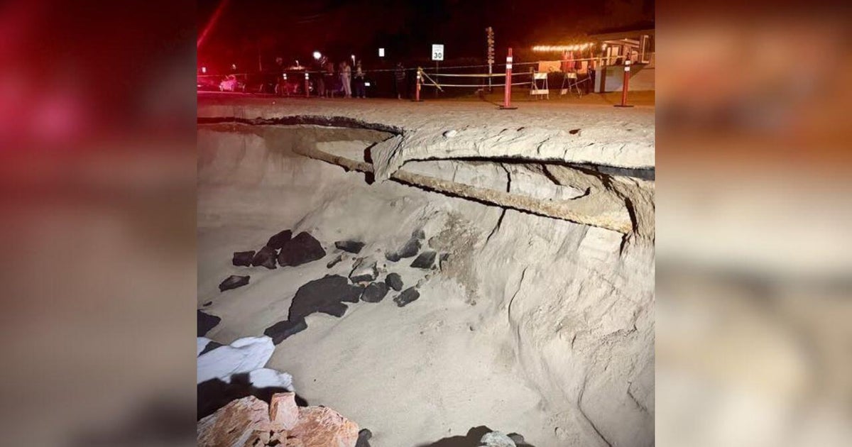 Roads near Westward Beach in Malibu closed after erosion exposes Los Angeles County water main