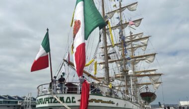 Mexico’s tall Navy training ship ‘Cuauhtémoc’ arrives to San Diego Bay – NBC 7 San Diego