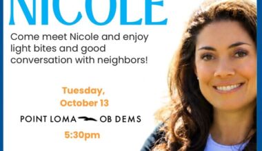 Meet & Greet with Nicole Crosby in Point Loma –Tuesday, October 13 – OB Rag