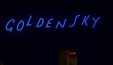 Tower Bridge drone show gives sneak peak of GoldenSky performers