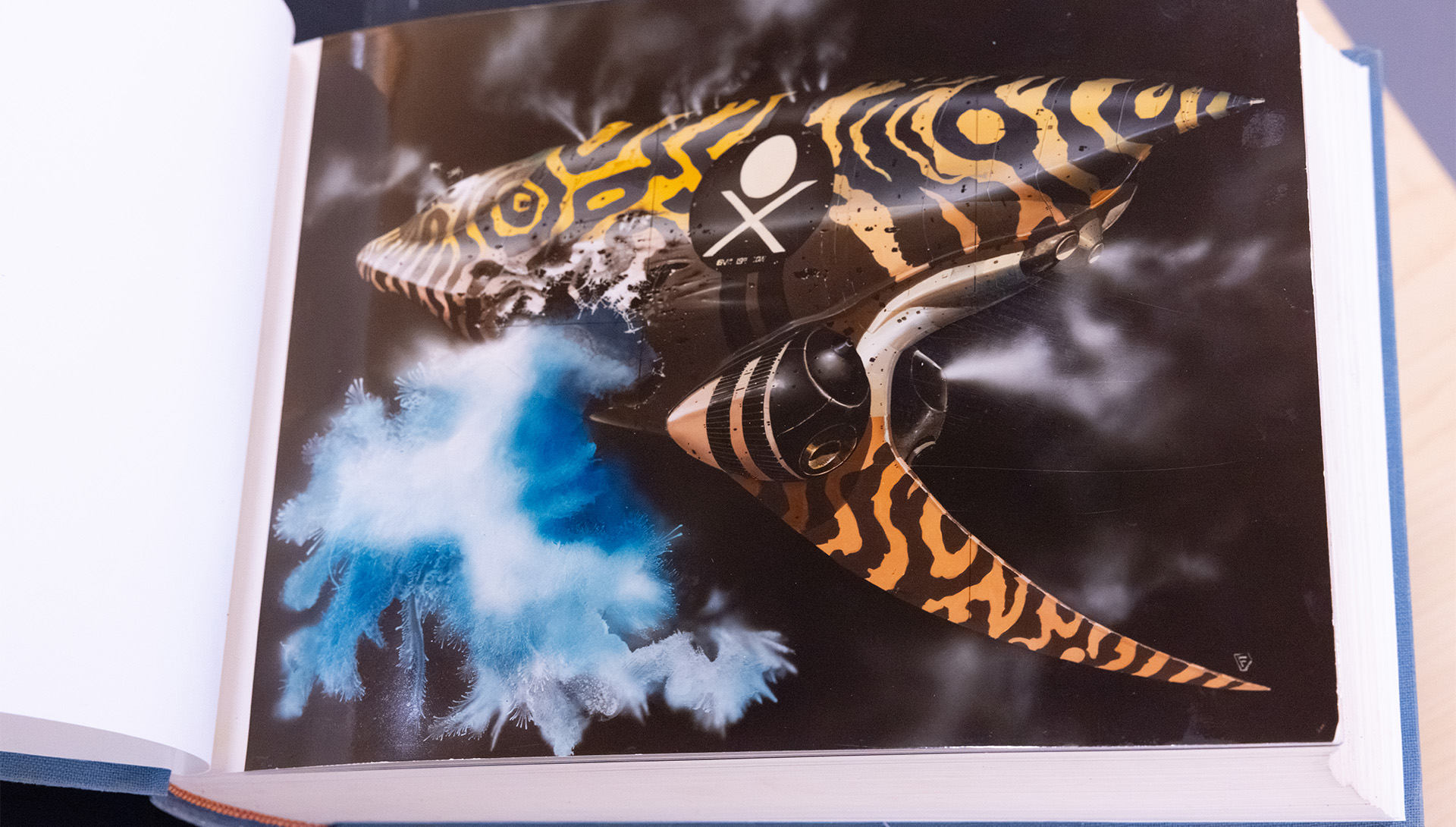 Illustration of a fantastic spaceship