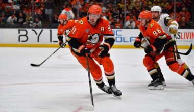 Ducks open season with playoff rematch at Golden Knights