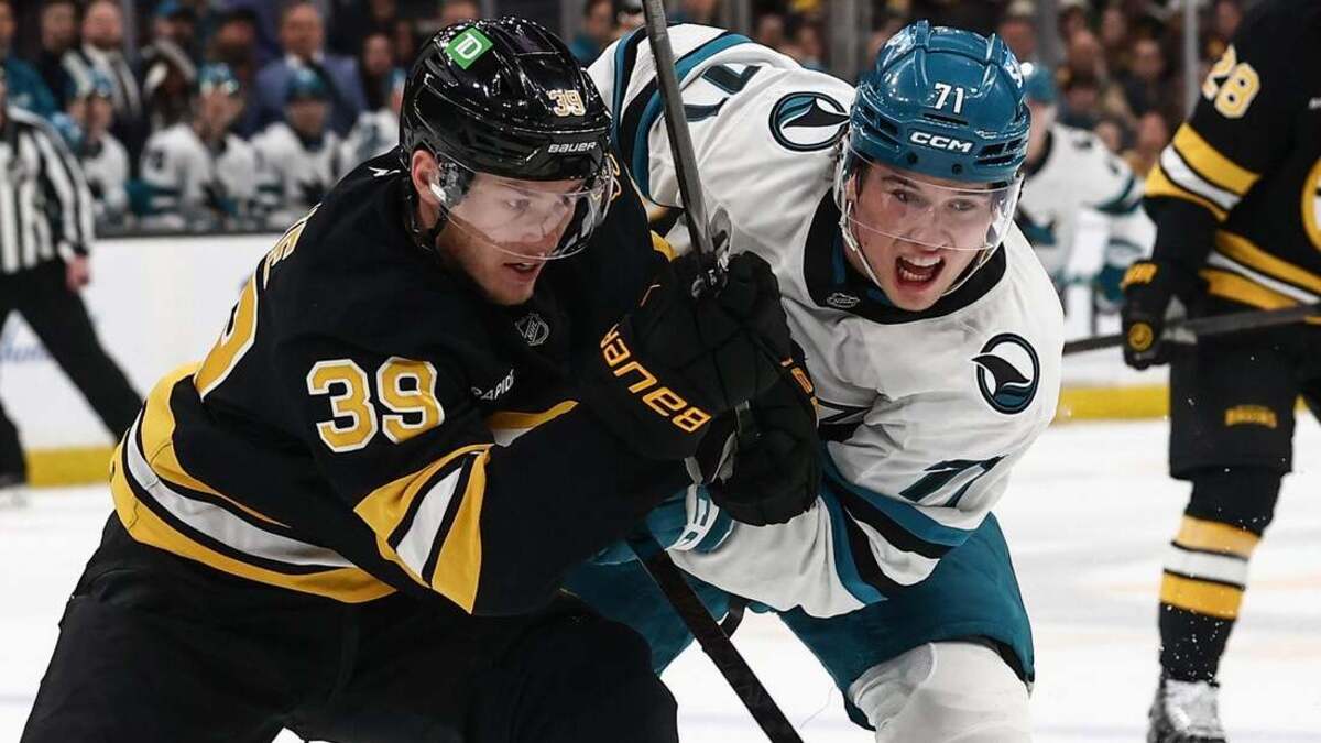 Bruins, chasing third straight win, open West Coast trip at Sharks