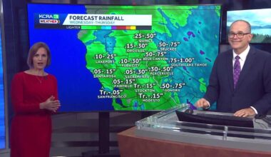 California weather with Dirk & Heather: Showers, thunderstorms and snow