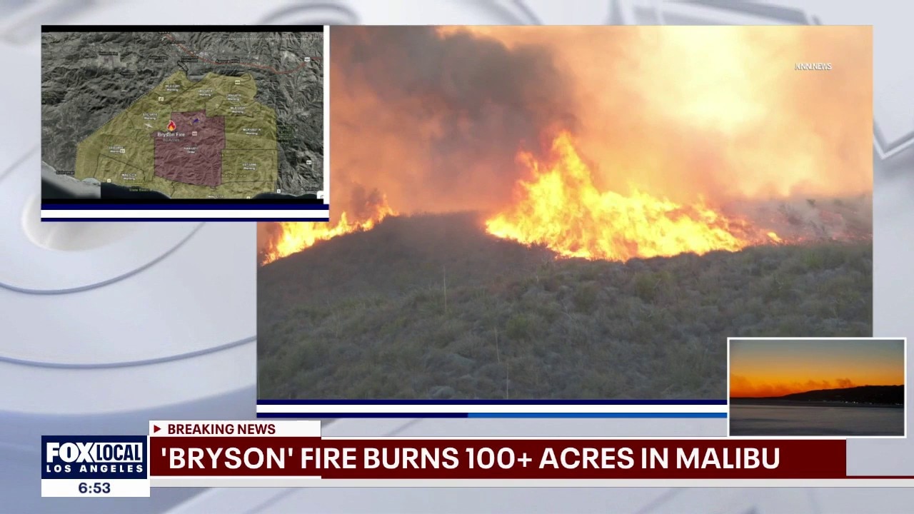 Malibu fire prompts evacuations 