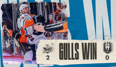 Gulls Shutout Silver Knights in Home Opener