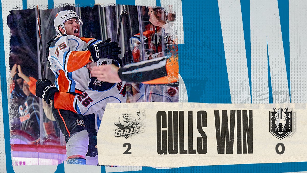 Gulls Shutout Silver Knights in Home Opener