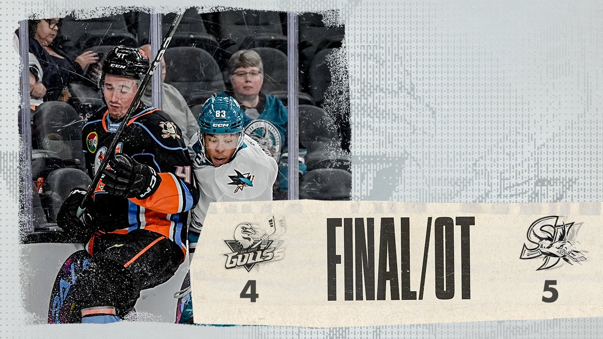 Gulls Fall to Barracuda in Overtime