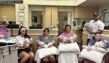 4 sets of twins born at Fairfield's NorthBay Medical Center