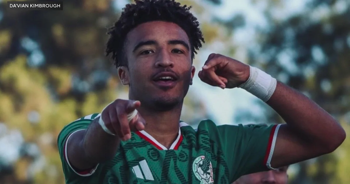 Woodland teen soccer star Da'vian Kimbrough honors his Mexican roots