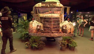 Ken Kesey's original "Furthur" bus on its latest trek
