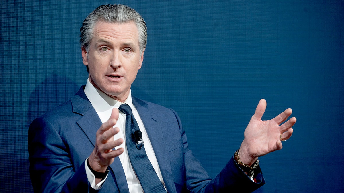 Gavin Newsom in Munich