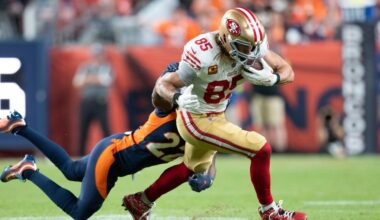John Lynch says George Kittle asked him if the 49ers were trading for a pass rusher