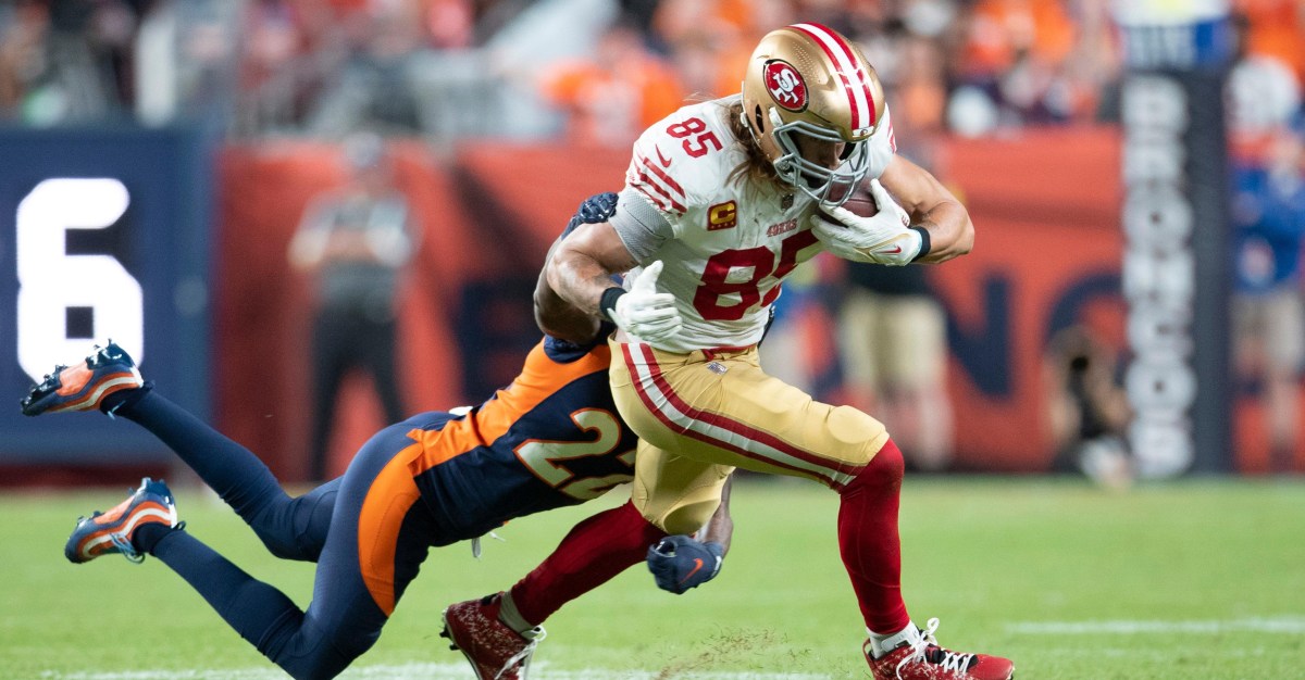 John Lynch says George Kittle asked him if the 49ers were trading for a pass rusher