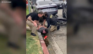 Rally held in Long Beach in support of man detained by ICE