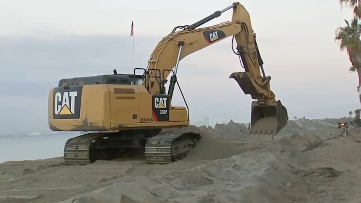Long Beach shores up peninsula, begins bringing in more sand ahead of rain and king tides