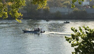 Suspect missing after entering the Sacramento River