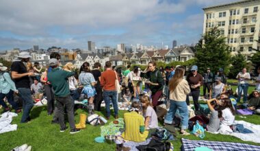 Hundreds of SF bean-lovers descended on Alamo Square Park this weekend
