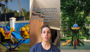 She was lured by a stranger in a playground in Los Angeles. Then, her family called the cops on the stranger and taught him a lesson