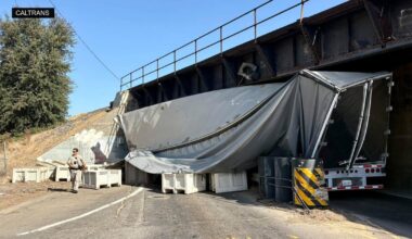 Marysville Highway 70 back open after another semi strikes railroad trestle