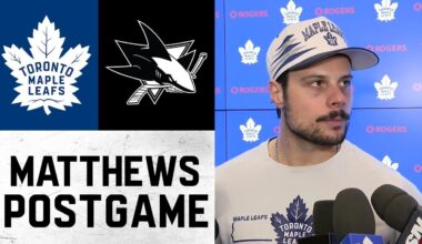 Auston Matthews | Post Game vs San Jose Sharks | October 19, 2026