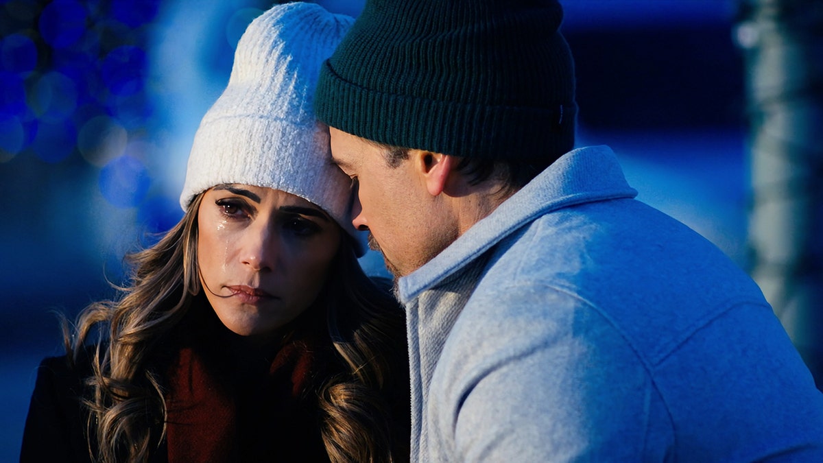 Jana Kramer in a scene from her new movie, "The One."