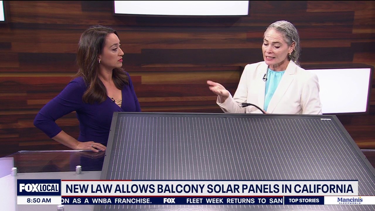How balcony solar panels work, under new California law allowing them