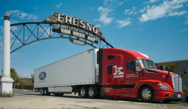 truck under an arch