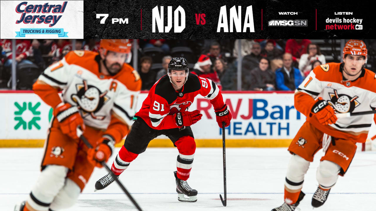 Devils Look to Keep Ducks Down | PREVIEW