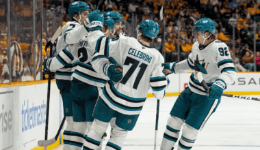 Nedeljkovic makes 32 saves, helps Sharks recover for shootout win against Predators