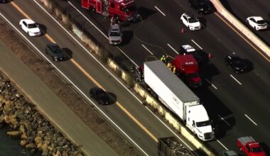 Fatal crash, second collision block lanes on I-80 in Berkeley