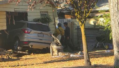 Modesto police investigate after vehicle crashes into home