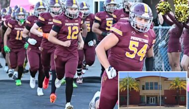 California high school students walk out over football captain’s ‘Cornell 7’ post