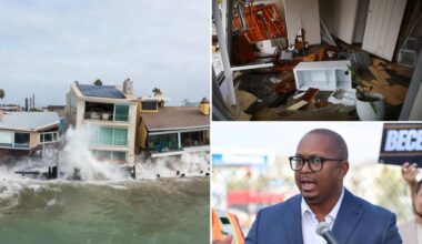 Long Beach homeowners lash out at Democratic mayor as homes collapse into ocean