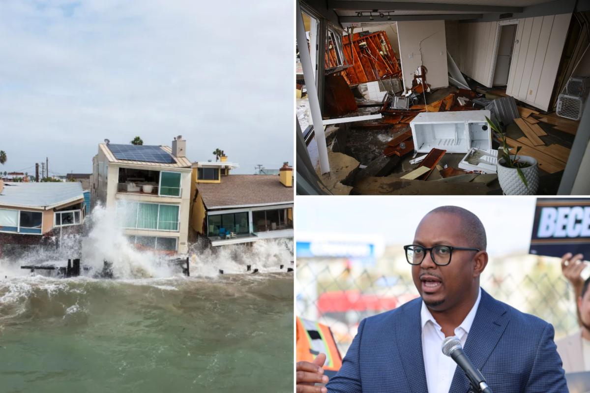 Long Beach homeowners lash out at Democratic mayor as homes collapse into ocean