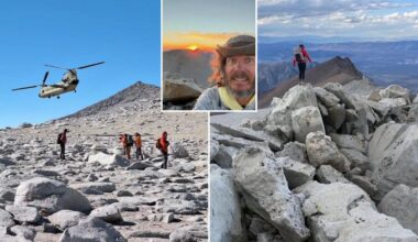 Climber falls to his death after summiting 13,000-foot California peak