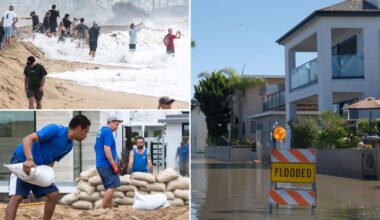 Newport Beach shuts down all beaches and piers due to flooding