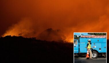 PG&E warns of California power cuts with high winds forecasted