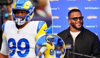 Aaron Donald’s absence could force Rams defense to grow up