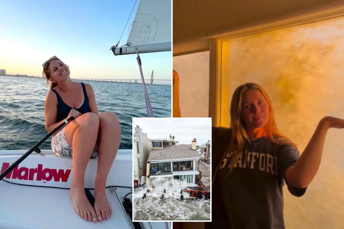 Olympian's beachfront California home destroyed as storms batter coast