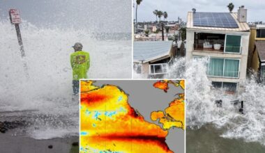 El Niño is already battering California’s coast as powerful winter storms loom