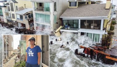 Long Beach homeowners devestated as Tropical Storm Rachel destroys homes
