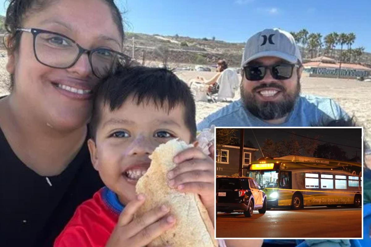 California bus driver killed after shift leaves behind wife and 2 young sons