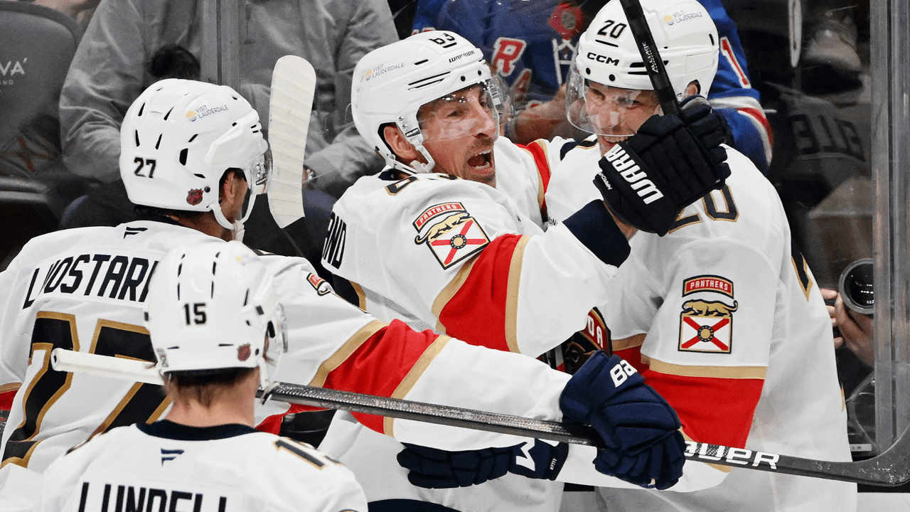 Marchand scores in season debut for Panthers