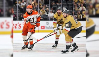 Judd Caulfield’s First NHL Goal Gets Emotional Reaction From Grandmother During Anaheim Ducks-Winnipeg Jets Game | NHL