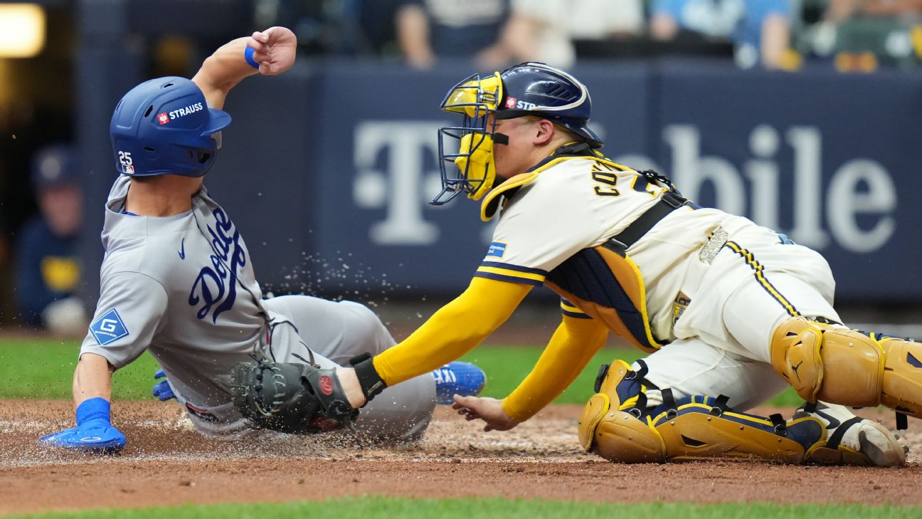 NLCS Game 3: Lineups, live updates from Dodgers-Brewers